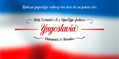 Yugoslavia Font by Fernando Haro — Script Handwritten Font — thumbnail 2