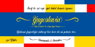 Yugoslavia Font by Fernando Haro — Script Handwritten Font — thumbnail 5