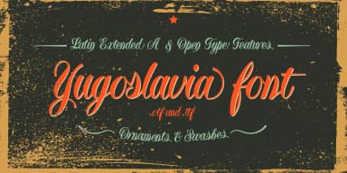 Yugoslavia Font by Fernando Haro — Script Handwritten Font — thumbnail 6