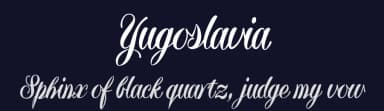 Yugoslavia by deFharo — Script Handwritten Font — thumbnail 2