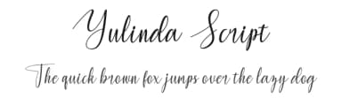 Yulinda Script by mightype — Script Handwritten Font — thumbnail 1