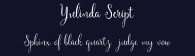 Yulinda Script by Barland — Script Handwritten Font — thumbnail 2