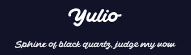 Yulio by Khurasan — Script Handwritten Font — thumbnail 2