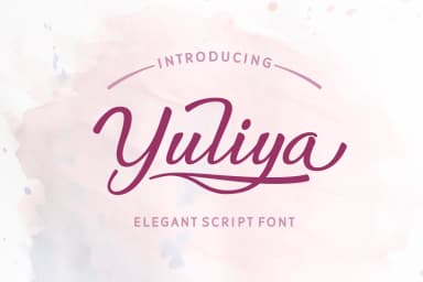 Yuliya Font by Andrian Dehasta — Script Handwritten Font — thumbnail 1