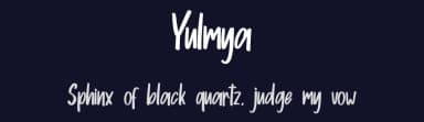 Yulmya by Skiiller Studio — Script Handwritten Font — thumbnail 2