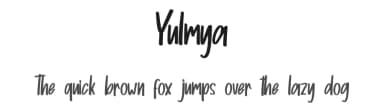 Yulmya by Skiiller Studio — Script Handwritten Font — thumbnail 1