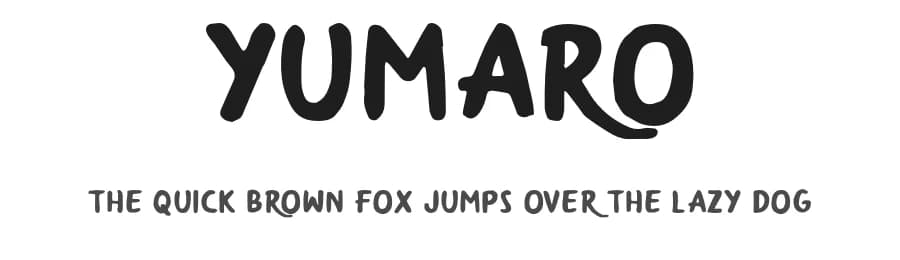 Yumaro by Monoco Type Foundry — Script Handwritten Font