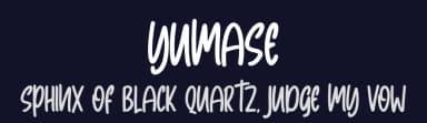 Yumase by Skiiller Studio — Script Handwritten Font — thumbnail 2
