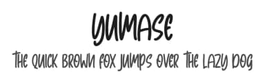 Yumase by Skiiller Studio — Script Handwritten Font — thumbnail 1