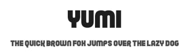 Yumi by Chequered Ink — Sans Serif Font — thumbnail 1