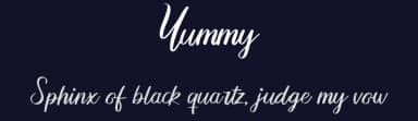 Yummy by Gagegostyle — Script Handwritten Font — thumbnail 2