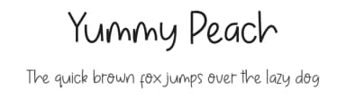 Yummy Peach by ONG Type — Script Handwritten Font — thumbnail 1
