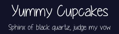 Yummy Cupcakes by Vanessa Bays — Script Handwritten Font — thumbnail 2