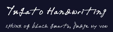 Yuqato Handwriting by Art StoreID — Script Handwritten Font — thumbnail 2