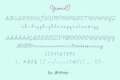 Yussan Script Font by aldedesign — Script Handwritten Font — thumbnail 4