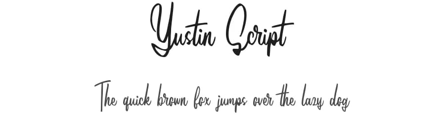 Yustin Script by Colative Studio — Script Handwritten Font