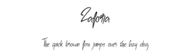 Zaforra by Vacatype Co. — Script Handwritten Font — thumbnail 1