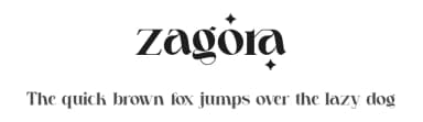 Zagora by Riyadh Rahman — Serif Font — thumbnail 1