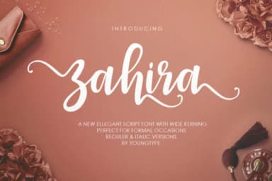 Zahira Font by Youngtype — Script Handwritten Font — thumbnail 1