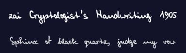 zai Cryptologist's Handwriting 1905 by Tomasz Skowroński — Script Handwritten Font — thumbnail 2