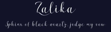 Zalika by Rezastudio — Script Handwritten Font — thumbnail 2