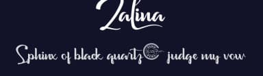 Zalina by RaisProject — Script Handwritten Font — thumbnail 2
