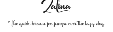 Zalina by RaisProject — Script Handwritten Font — thumbnail 1