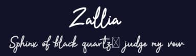 Zallia by Sixtwenty Studio — Script Handwritten Font — thumbnail 2