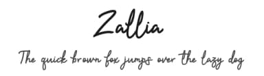 Zallia by Sixtwenty Studio — Script Handwritten Font — thumbnail 1