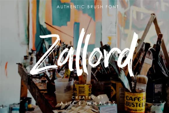 Zallord Font by NendesKombet — Script Handwritten Font
