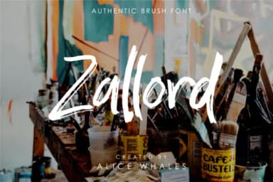 Zallord Font by NendesKombet — Script Handwritten Font — thumbnail 1