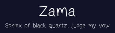 Zama by Alejandro Zapata — Script Handwritten Font — thumbnail 2