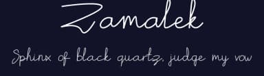 Zamalek by Ishmael Studio — Script Handwritten Font — thumbnail 2