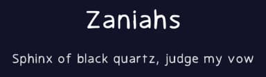 Zaniahs by Zaniah Profit — Script Handwritten Font — thumbnail 2
