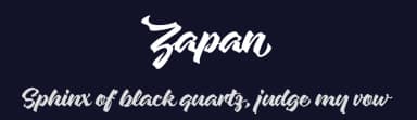 Zapan by Nocturnal Workspace — Script Handwritten Font — thumbnail 2