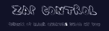 Zap Control by Xerographer Fonts — Script Handwritten Font — thumbnail 2