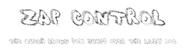 Zap Control by Xerographer Fonts — Script Handwritten Font — thumbnail 1
