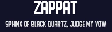 Zappat by Design a Lot — Sans Serif Font — thumbnail 2