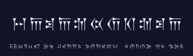 Zarathustra by Fereydoun Rostam — Dingbats Font — thumbnail 2