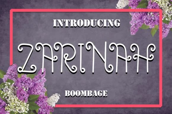 Zarinah Font by KomsaynCreative — Script Handwritten Font