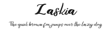 Zaskia by Vunira Design — Script Handwritten Font — thumbnail 1