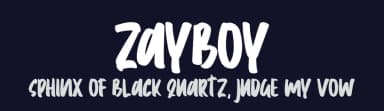 Zayboy by Skiiller Studio — Script Handwritten Font — thumbnail 2