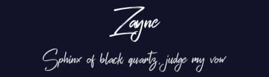 Zayne by HandletterYean — Script Handwritten Font — thumbnail 2