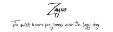 Zayne by HandletterYean — Script Handwritten Font — thumbnail 1
