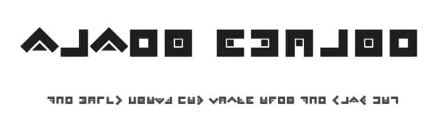 Zazer Square by Aleksandr Savenkov — Dingbats Font