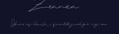 Zeanica by Edric Studio — Script Handwritten Font — thumbnail 2
