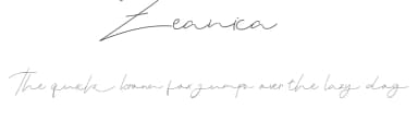 Zeanica by Edric Studio — Script Handwritten Font — thumbnail 1