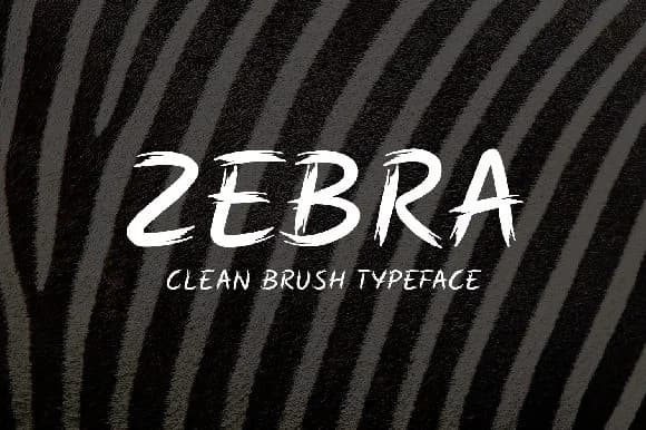 Zebra Font by da_only_aan — Script Handwritten Font