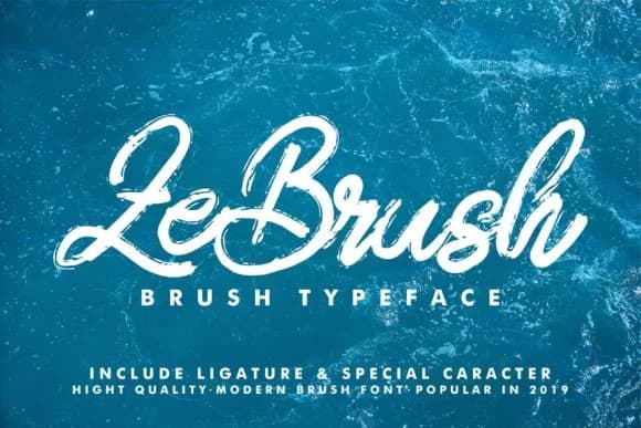 ZeBrush Font by Vunira — Script Handwritten Font