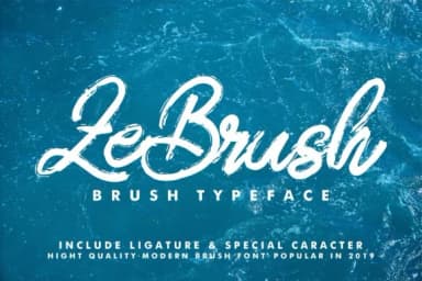 ZeBrush Font by Vunira — Script Handwritten Font — thumbnail 1